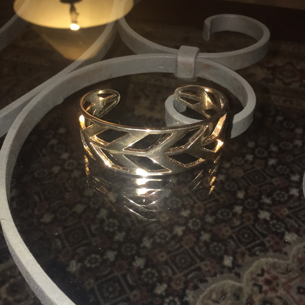 Claires sleek tribal cuff bracelet